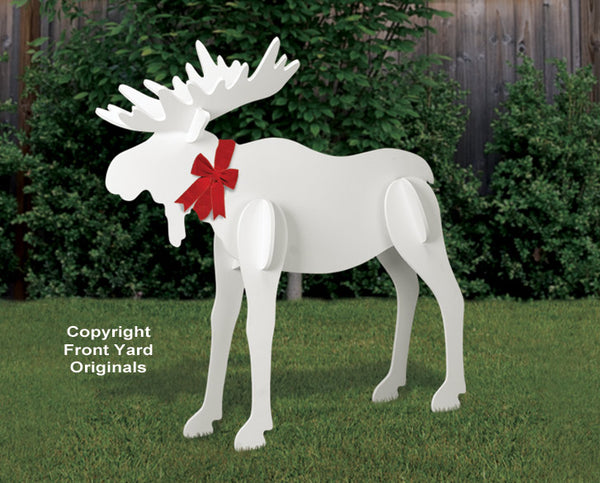 All-Weather Large Christmas Moose Yard Display